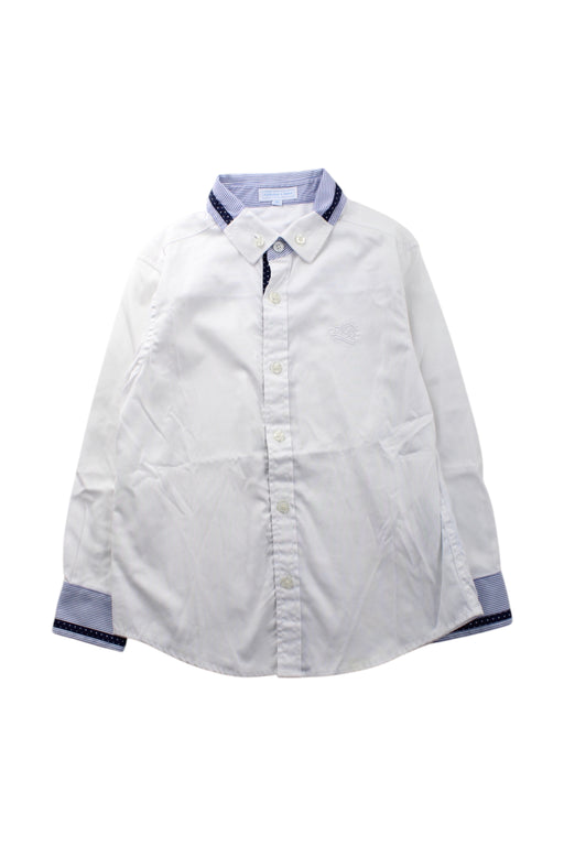 A White Long Sleeve Shirts from Nicholas & Bears in size 8Y for boy. (Front View)