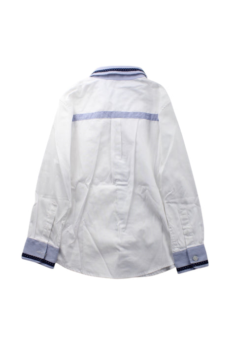 A White Long Sleeve Shirts from Nicholas & Bears in size 8Y for boy. (Back View)