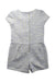 A Grey Short Sleeve Rompers from Janie & Jack in size 6T for girl. (Back View)