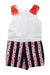 A Multicolour Sleeveless Rompers from Janie & Jack in size 6T for girl. (Front View)
