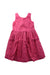 A Pink Sleeveless Dresses from Janie & Jack in size 4T for girl. (Front View)