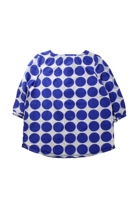 A Blue Long Sleeve Shirts from Crewcuts in size 6T for neutral. (Back View)
