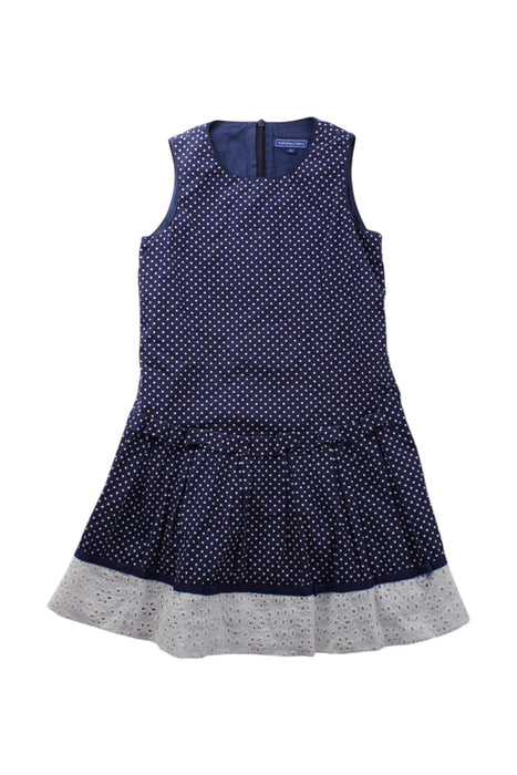 A Navy Sleeveless Dresses from Nicholas & Bears in size 6T for girl. (Front View)