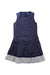 A Navy Sleeveless Dresses from Nicholas & Bears in size 6T for girl. (Front View)