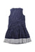 A Navy Sleeveless Dresses from Nicholas & Bears in size 6T for girl. (Back View)
