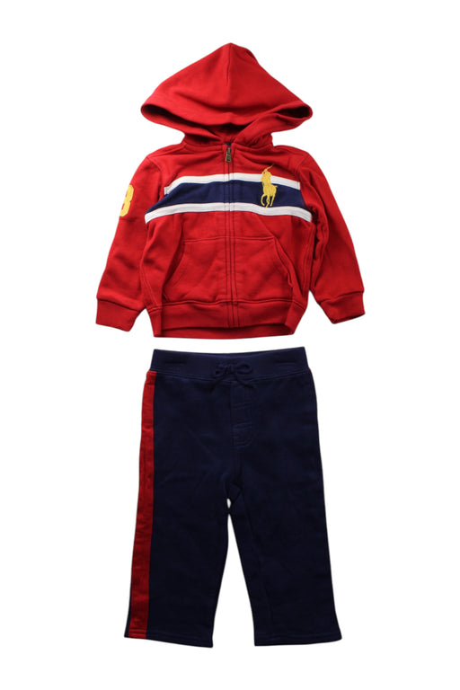 A Red Pants Sets from Polo Ralph Lauren in size 6-12M for boy. (Front View)