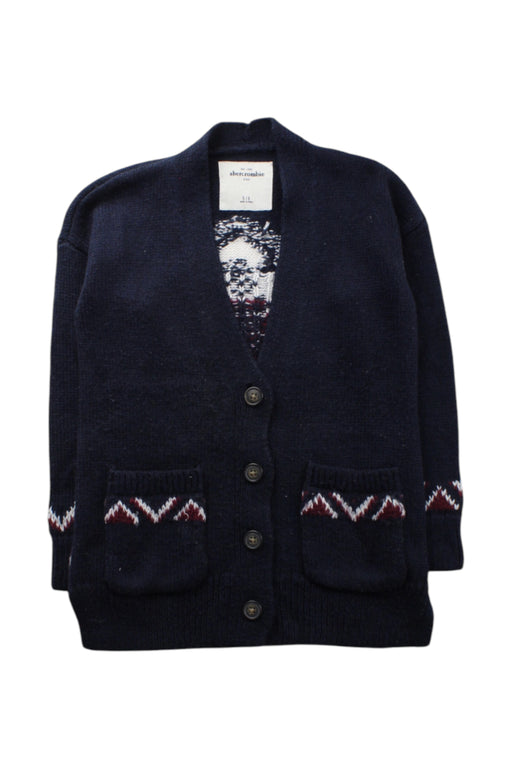 A Navy Cardigans from Abercrombie & Fitch in size 5T for neutral. (Front View)