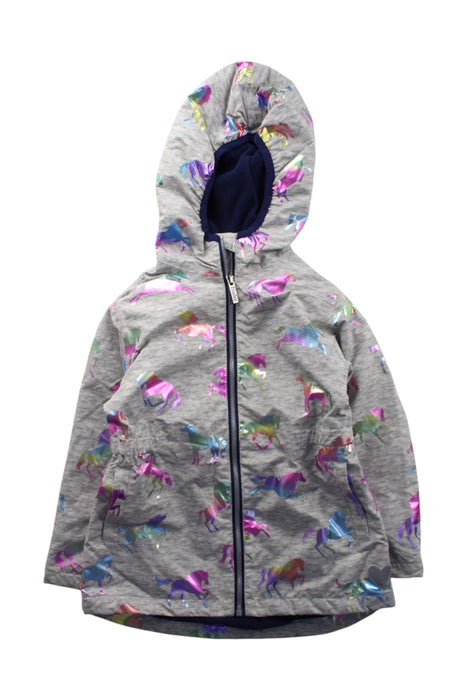A Multicolour Rain Jackets from Hatley in size 6T for neutral. (Front View)