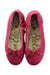 A Pink Flats from Sam Edelman in size 6T for girl. (Back View)
