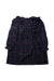 A Navy Long Sleeve Dresses from Louis Louise in size 6T for girl. (Back View)