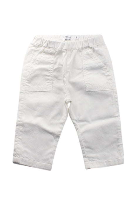 A White Casual Pants from Bonpoint in size 6-12M for neutral. (Front View)