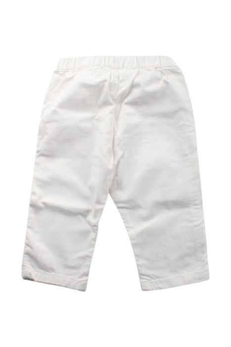 A White Casual Pants from Bonpoint in size 6-12M for neutral. (Back View)