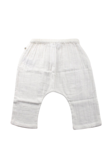 A White Casual Pants from Bonpoint in size 6-12M for neutral. (Back View)