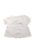 A White Short Sleeve Tops from Cyrillus in size 4T for girl. (Back View)
