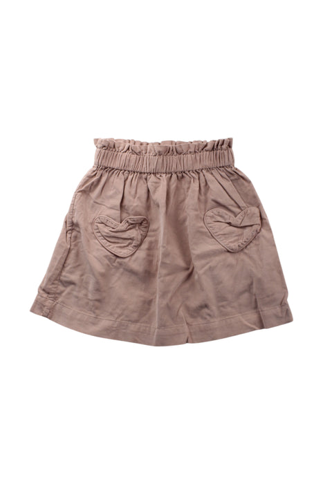 A Taupe Short Skirts from Bonton in size 6T for girl. (Front View)
