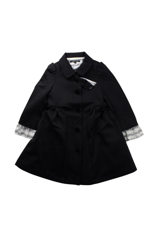 A Black Coats from Nicholas & Bears in size 3T for girl. (Front View)