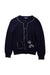 A Navy Cardigans from Nicholas & Bears in size 4T for girl. (Front View)
