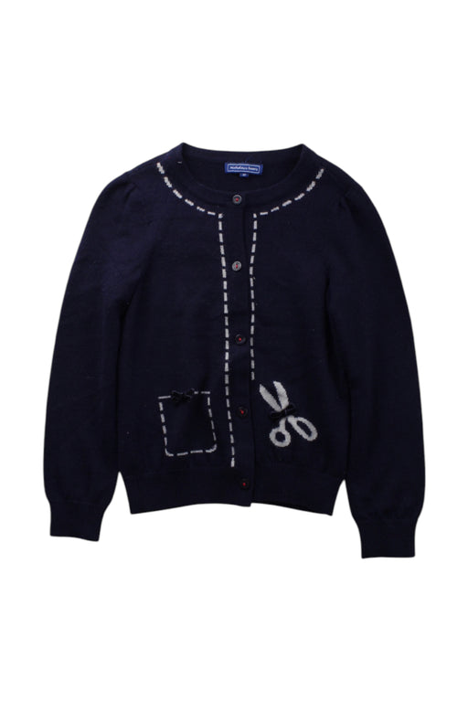 A Navy Cardigans from Nicholas & Bears in size 4T for girl. (Front View)
