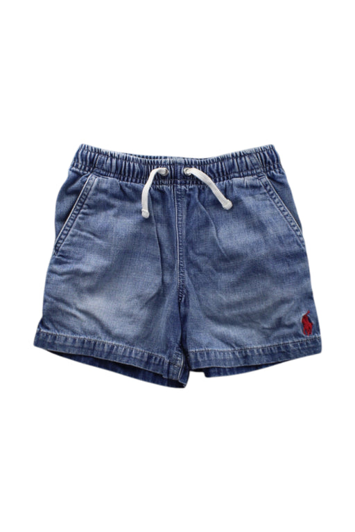 A Blue Shorts from Polo Ralph Lauren in size 6T for boy. (Front View)