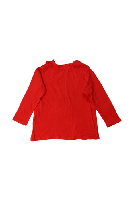 A Red Long Sleeve T Shirts from Bonpoint in size 12-18M for girl. (Back View)