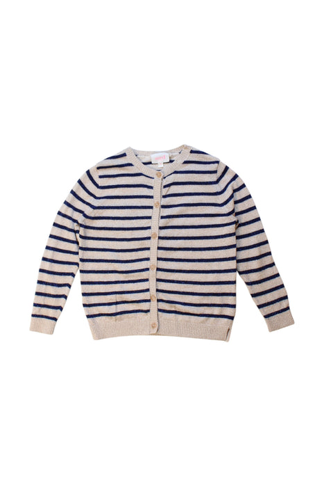 A Beige Cardigans from Seed in size 3T for girl. (Front View)