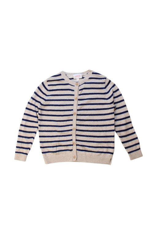 A Beige Cardigans from Seed in size 3T for girl. (Front View)