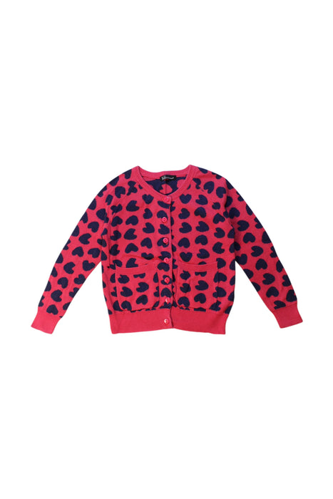 A Pink Long Sleeve Tops from Kickle by AlexandAlexa in size 4T for girl. (Front View)