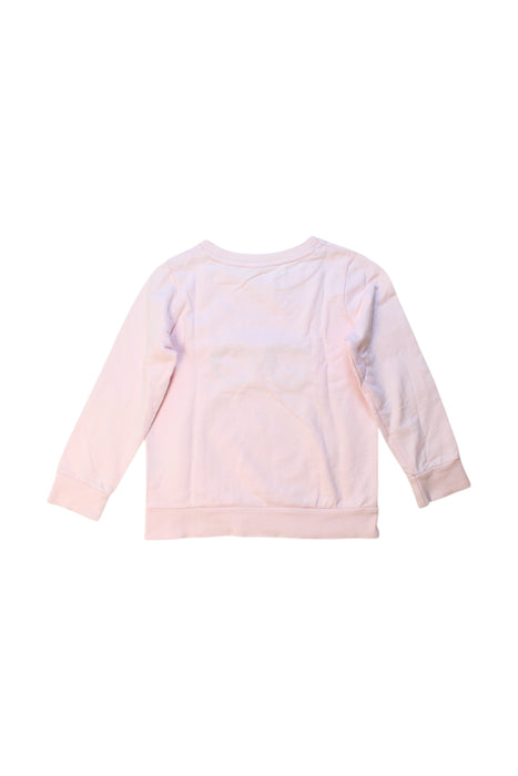 A Pink Long Sleeve Tops from Seed in size 4T for girl. (Back View)