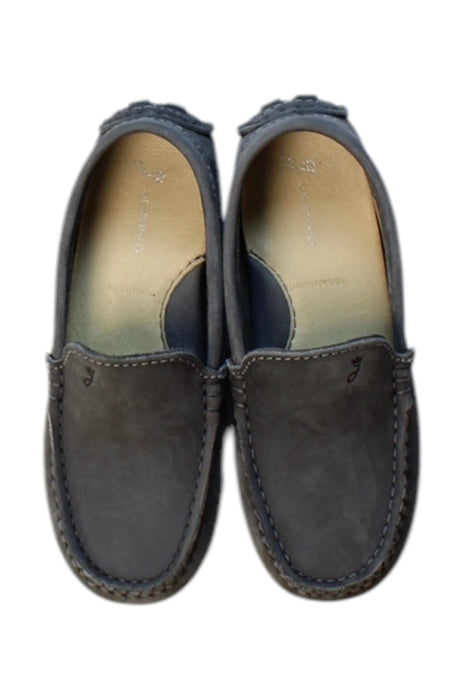 A Navy Loafers & Moccasins from Jacadi in size 6T for boy. (Back View)