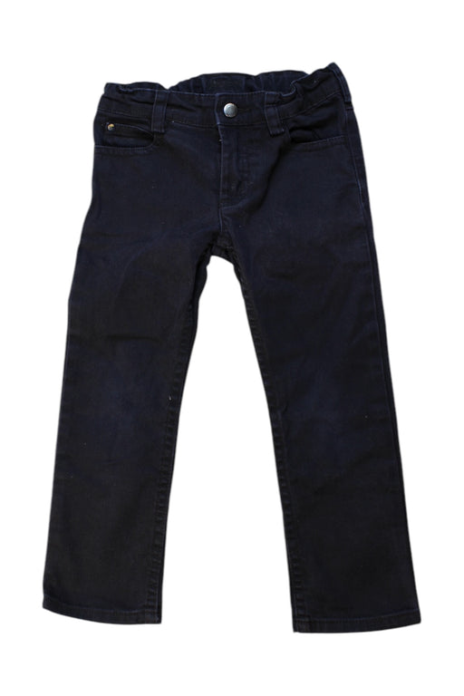 A Black Jeans from Jacadi in size 4T for boy. (Front View)