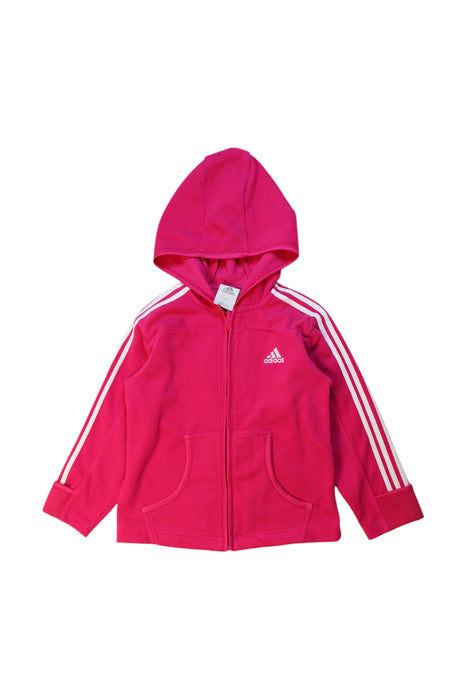 A Pink Lightweight Jackets from Adidas in size 3T for girl. (Back View)