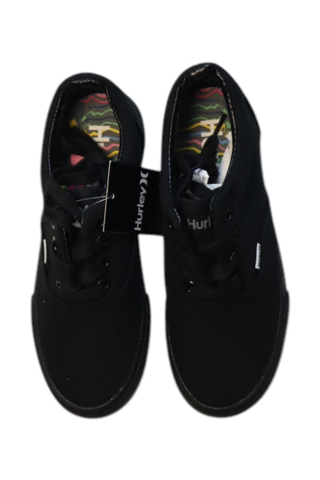 A Black Sneakers from Hurley in size 11Y for neutral. (Back View)