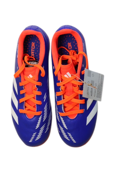 A Multicolour Cleats/Soccer Shoes from Adidas in size 9Y for neutral. (Back View)