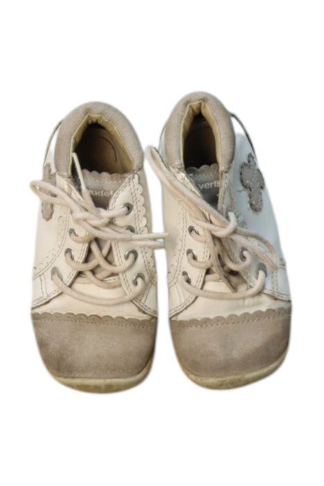 A White Casual Boots from Vertbaudet in size 18-24M for girl. (Back View)