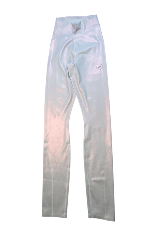 A White Leggings from Adidas by Stella McCartney in size 13Y for girl. (Front View)