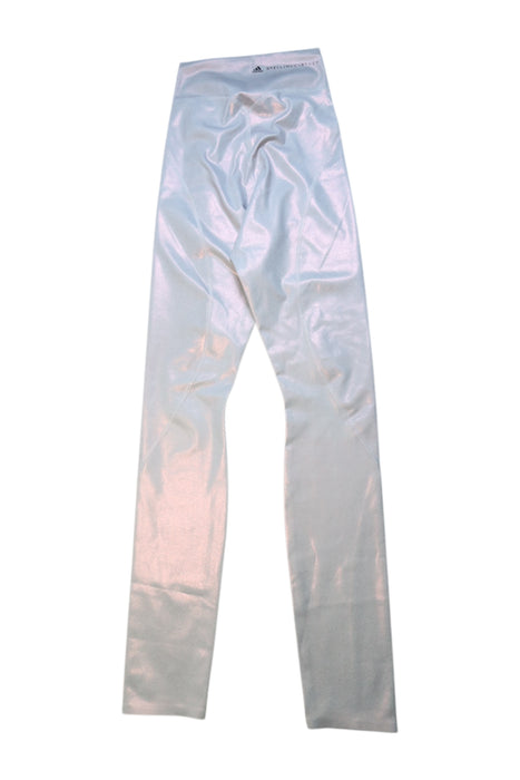 A White Leggings from Adidas by Stella McCartney in size 13Y for girl. (Back View)