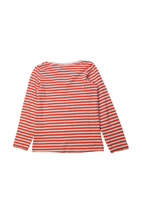 A Red Long Sleeve T Shirts from Boden in size 3T for girl. (Back View)