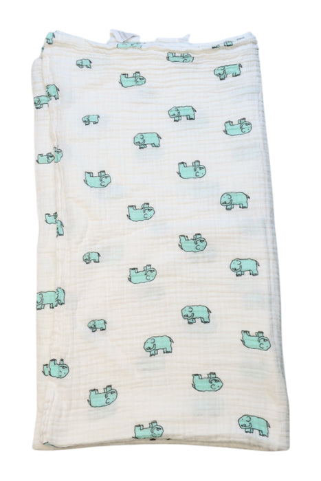A White Swaddles from Aden & Anais in size O/S for neutral. (Back View)