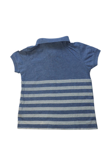A Blue Short Sleeve Polos from Gingersnaps in size 2T for boy. (Back View)