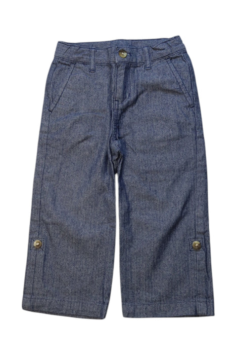 A Blue Casual Pants from Janie & Jack in size 18-24M for boy. (Front View)