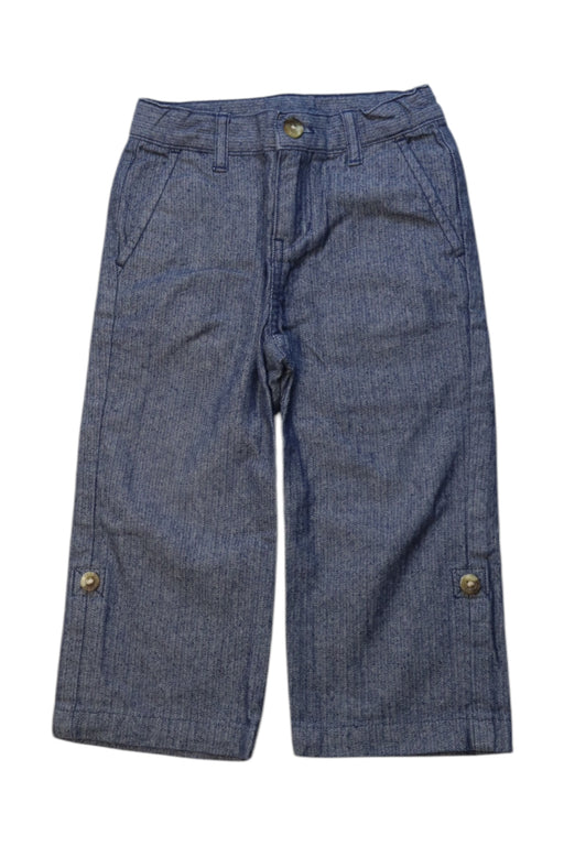A Blue Casual Pants from Janie & Jack in size 18-24M for boy. (Front View)