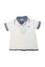 A White Short Sleeve Polos from Armani Baby in size 6-12M for boy. (Front View)