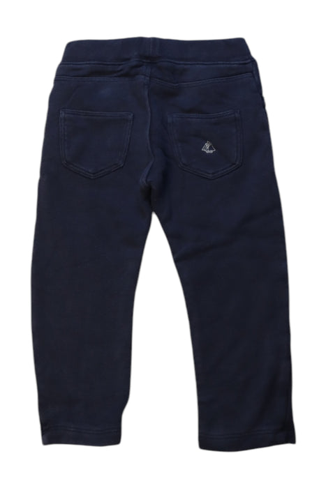 A Navy Casual Pants from Petit Bateau in size 12-18M for boy. (Back View)