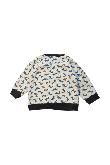 A Multicolour Crewneck Sweatshirts from Petit Bateau in size 12-18M for boy. (Back View)