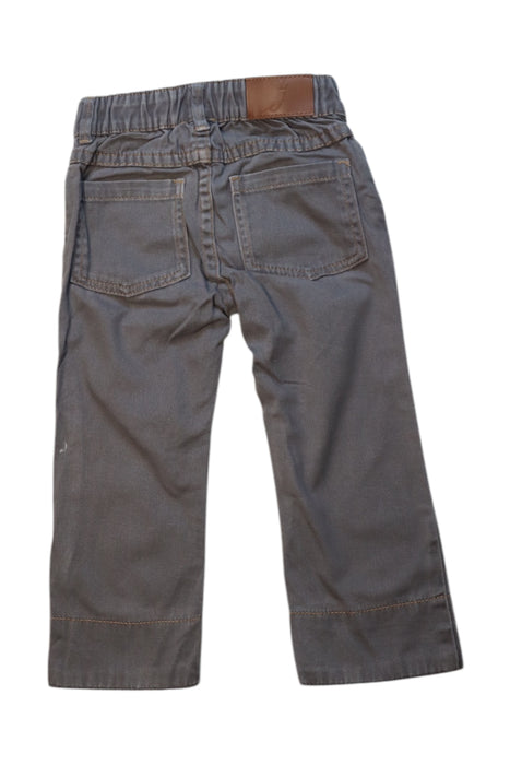 A Grey Casual Pants from Jacadi in size 12-18M for boy. (Back View)