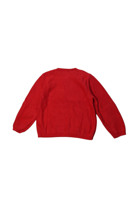 A Red Knit Sweaters from Petit Bateau in size 12-18M for neutral. (Back View)