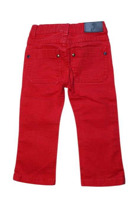 A Red Casual Pants from Jacadi in size 12-18M for boy. (Back View)
