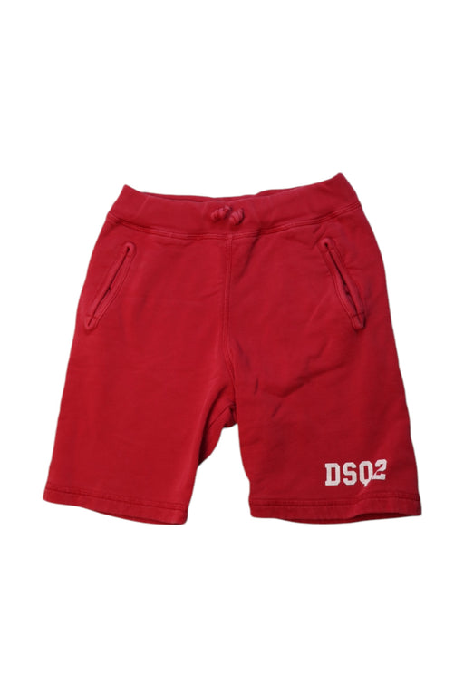 A Red Shorts from DSquared2 in size 8Y for boy. (Front View)