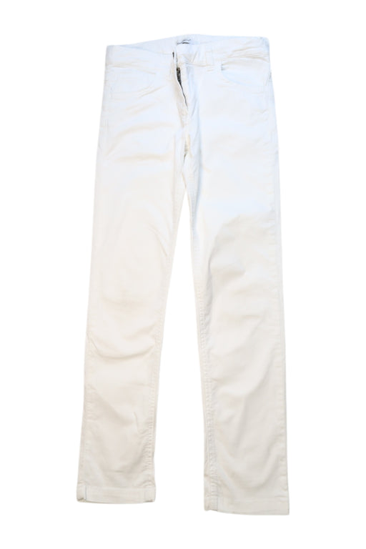 A White Casual Pants from Dolce & Gabbana in size 7Y for girl. (Front View)