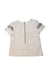 A Ivory Short Sleeve Tops from Junior Gaultier in size 8Y for girl. (Back View)